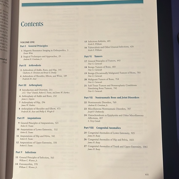 Campbell’s Operative Orthopedics Ninth Edition - VOL. 1 - Picture 5 of 6